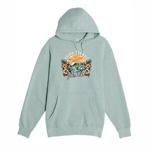 Stick Figure on a Lane Seven Tag Women's Hoodie Size XS  Paradise Cozy Fleece